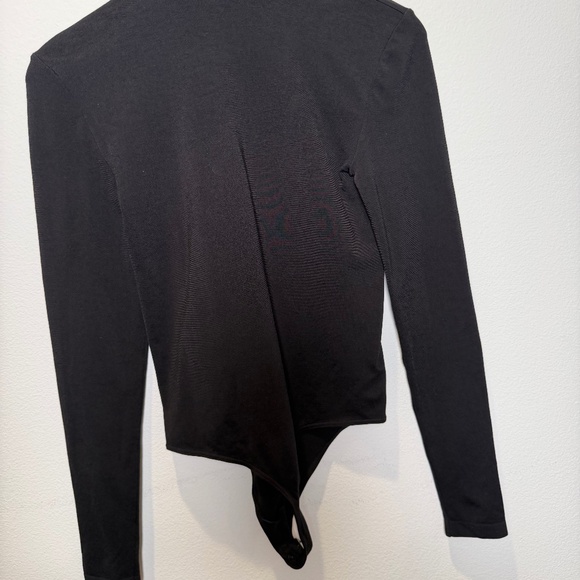 Wolford Black Thong Bodysuit Sz L - Picture 5 of 6